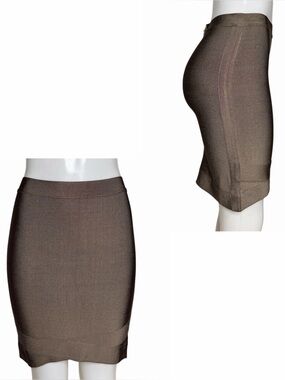 Bebe NWT Olive Night Bandage Mini Skirt Bodycon Y2K Sexy Size M